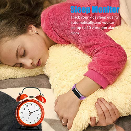 BIGGERFIVE Slim Fitness Tracker Watch for Kids Girls Boys Teens Age 5-12, Act...