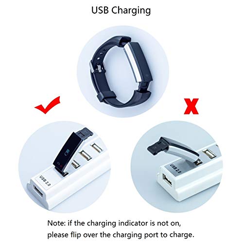 BIGGERFIVE Slim Fitness Tracker Watch for Kids Girls Boys Teens Age 5-12, Act...