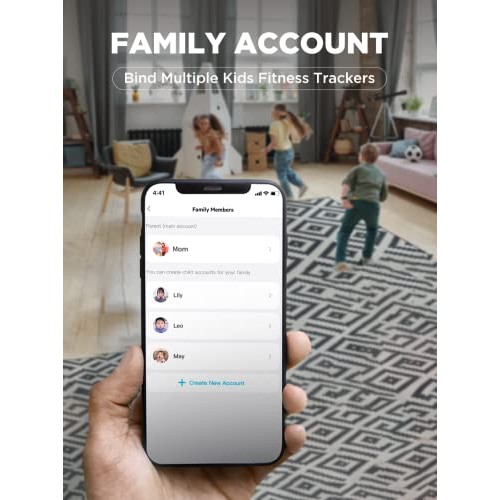 BIGGERFIVE Vigor 2 Kids Fitness Tracker Watch for Girls Boys Ages 5-12, IP68 ...