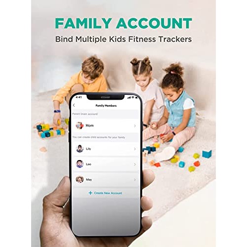 BIGGERFIVE Vigor Kids Fitness Tracker Watch for Girls Boys Ages 5-15, IP68 Wa...