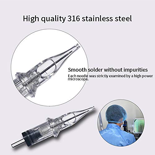 BIGWASP 4th Generation Premium Tattoo Needle Cartridges #10 Bugpin 11 Round L...