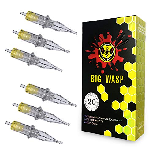 BIGWASP 4th Generation Premium Tattoo Needle Cartridges #12 Standard 11 Round...