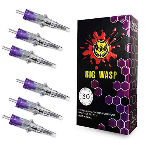 BIGWASP 4th Generation Premium Tattoo Needle Cartridges #12 Standard 13 Curve...