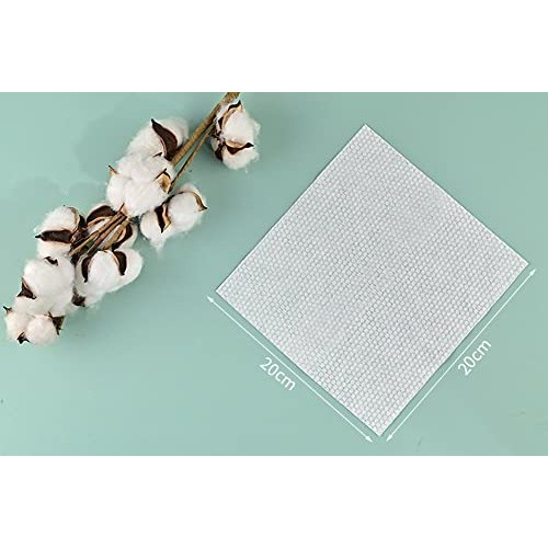 100PCS Soft Face Towel Extra Thick Large Disposable Cotton Lint-Free Tissues ...