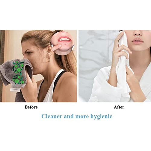 100PCS Soft Face Towel Extra Thick Large Disposable Cotton Lint-Free Tissues ...