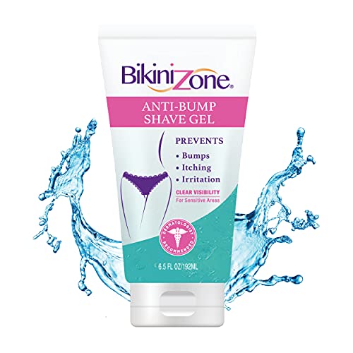 Bikini Zone Anti-Bumps Shave Gel - Prevent Razor Bumps, Burn, Shaving Irritat...