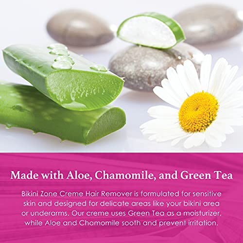 Bikini Zone Crème Hair Remover – Instant Hair Removal in Minutes – Good for S...