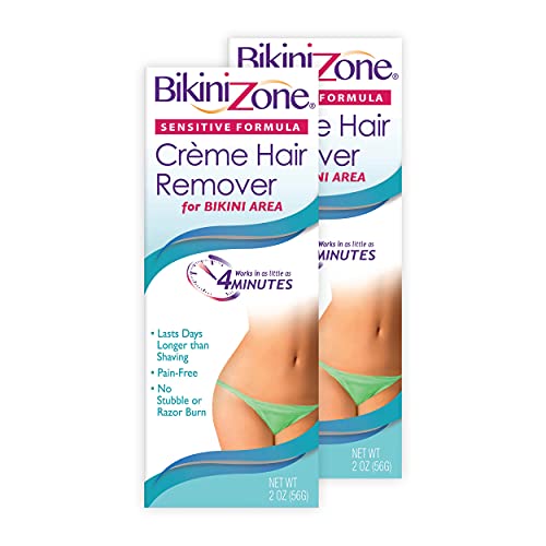 Bikini Zone Crème Hair Remover – Instant Hair Removal in Minutes – Good for S...