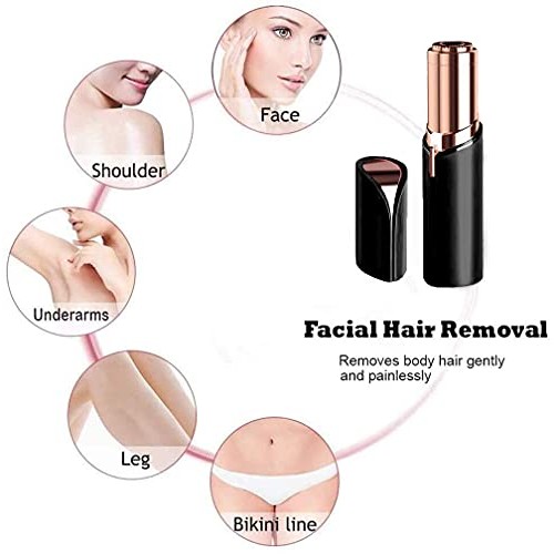 Facial Hair Removal for Women Painless Hair Remover, Waterproof Shaver Razor ...