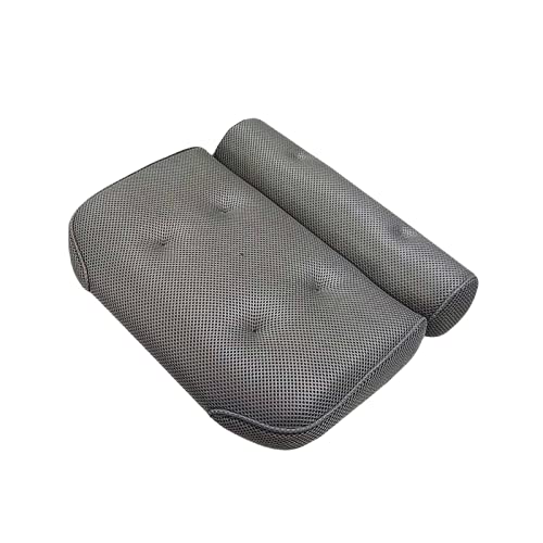 Waterproof Bath Pillow - Bathtub/Foam Headrest - 7 Strong Grip Suction Cups -...