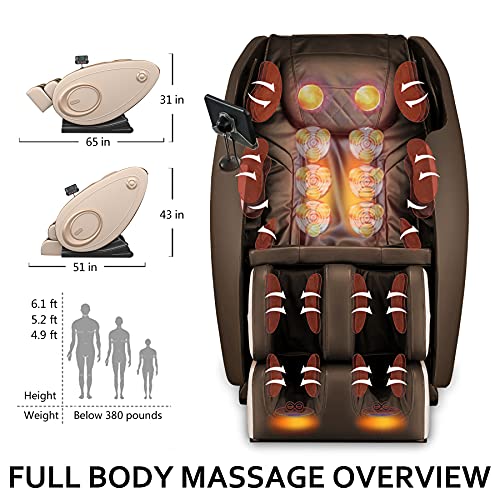 Massage Chair Blue-Tooth Connection and Speaker 2022 Newest, Easy to Use at H...