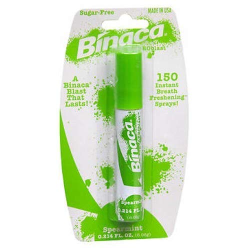 Binaca Binaca Aerosol Breath Spray Spearmint, Spearmint 0.2 oz