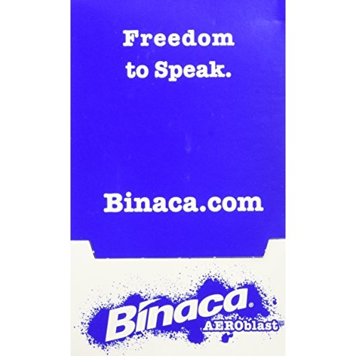 Binaca sugar-free Aeroblast 150 Breath Spray, Spearmint 0.214 oz(pack of 6)