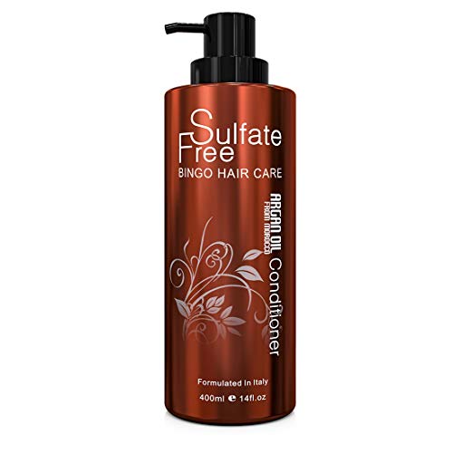 Moroccan Argan Oil Sulfate Free Shampoo and Conditioner Set - Best for Damage...