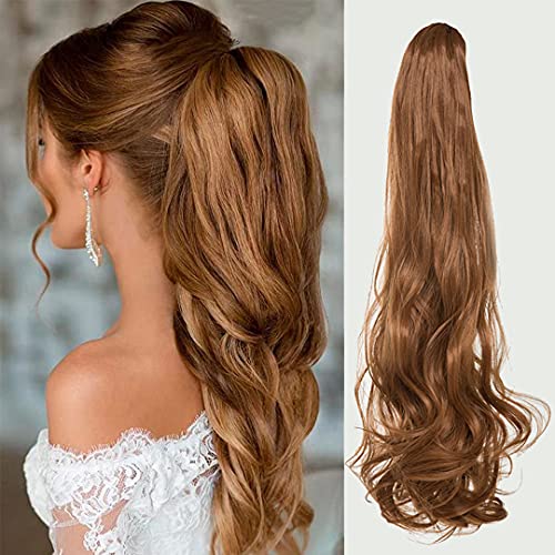 Bingsing Claw ponytail Extension Curly 20” Curl Wavy Ponytail Extension For B...