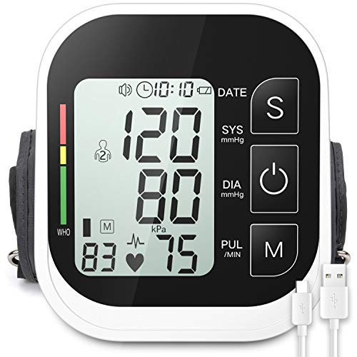 BINMA Blood Pressure Monitor Automatic BP Machine Digital BP Cuff Kit with La...