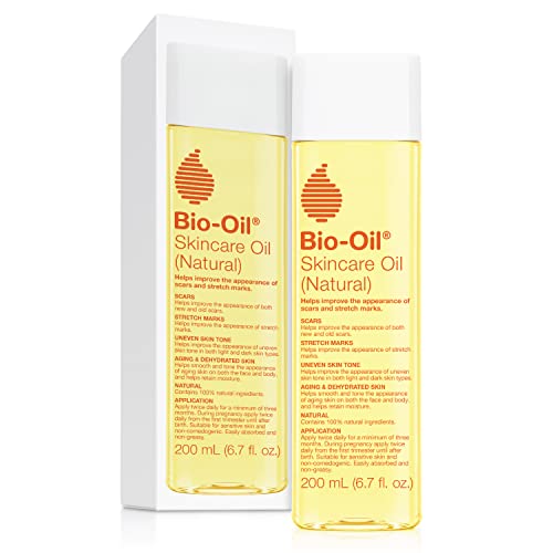 Bio-Oil Skincare Oil (Natural) for Scars and Stretchmarks with Organic Jojoba...