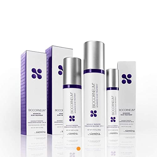 BioCorneum Advanced Scar Treatment Gel with SPF 30 - Silishield Patented Cros...