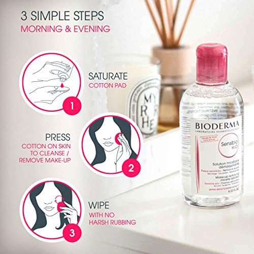 Bioderma - Sensibio H2O - Micellar water makeup remover , Make-Up removing mi...