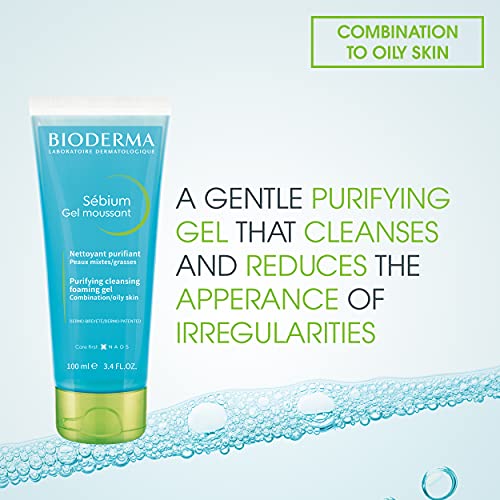 Bioderma - Sébium Foaming Gel - Face and Body Cleanser - Makeup Remover Clean...