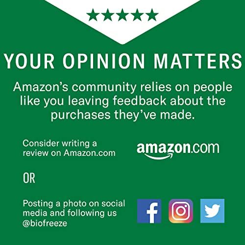 Biofreeze Pain Relief Patch, Large, 5 Patches