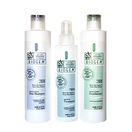 Dr ROSS' BIOGEM Clinically Proven Hair Loss Hair Care Set: Shampoo, Condition...