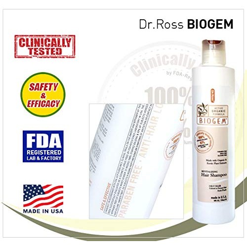 Dr Ross' BIOGEM pH-Balanced Revitalizing Shampoo For Oily Hair - 355ml