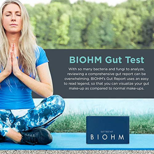 BIOHM Gut Test Kit for Gut Health and Digestive Health - Gut Bacteria Test Ho...