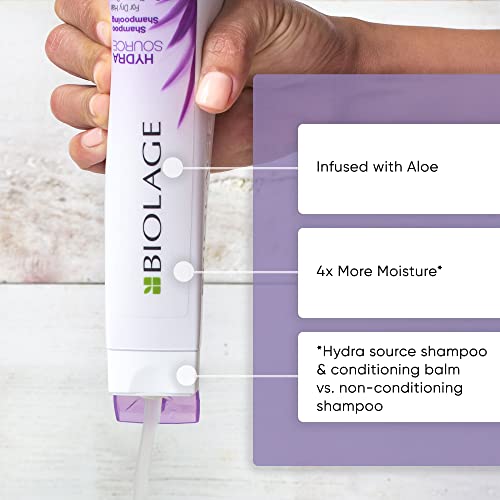 BIOLAGE Hydra Source Shampoo | Hydrates & Moisturizes Hair | For Dry Hair | P...