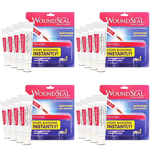 WoundSeal Powder 4 Each (Pack of 4) - Wound Care First Aid for Cuts, Scrapes ...