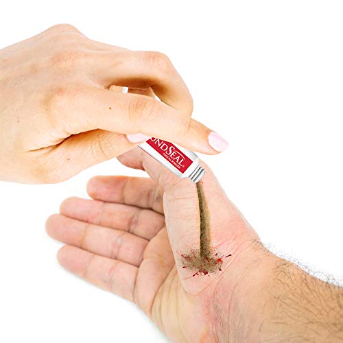 WoundSeal Topical Powder Wound Care First Aid for Cuts, Scrapes and Abrasions...