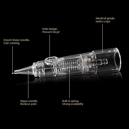 Cartridge Needles – BIOMASER 10PCS Sterilized Permanent Makeup Cartridge Need...