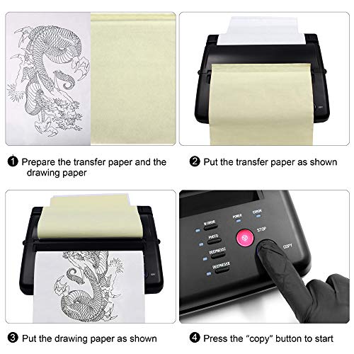 Tattoo Transfer Machine-BIOMASER Tattoo Transfer Machine Tattoo Copier Printe...