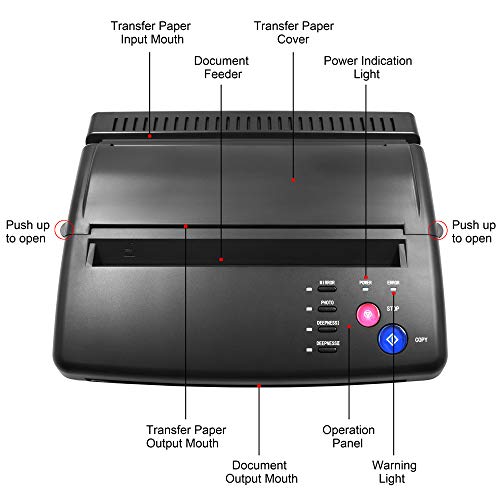 Tattoo Transfer Machine-BIOMASER Tattoo Transfer Machine Tattoo Copier Printe...