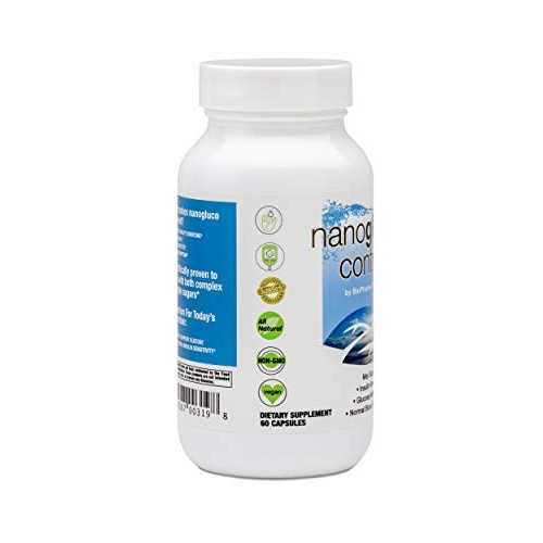Biopharma Scientific NanoGluco Natural Blood Sugar Control Capsules | 30 Serv...