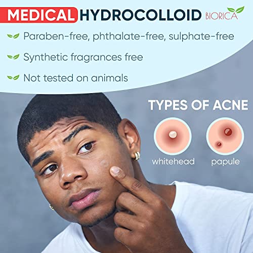 Invisible Acne Patch, Pimple Healing. Hydrocolloid Acne Spot Treatment, Stick...