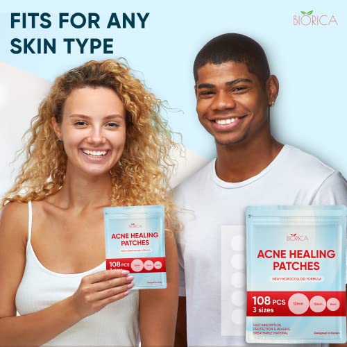 Invisible Acne Patch, Pimple Healing. Hydrocolloid Acne Spot Treatment, Stick...