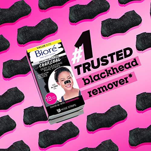 Bioré Nose+Face 24ct Pore Strips with Bioré Charcoal 18ct Nose Strips