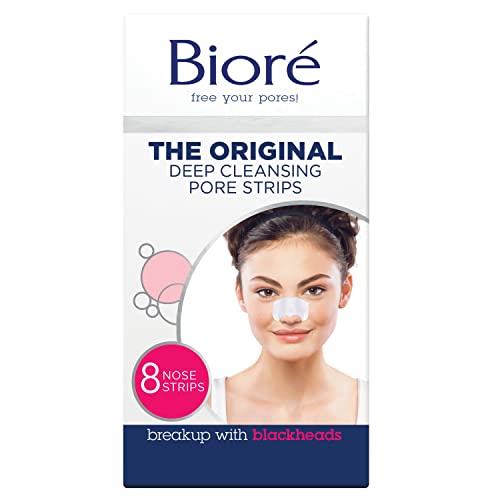 Bioré Original, Deep Cleansing Pore Strips, Nose Strips for Blackhead Removal...