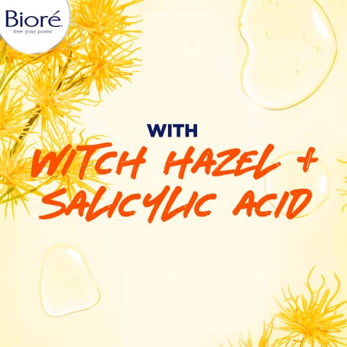 Bioré Witch Hazel Pore Clarifying Acne Face Wash, Exfoliating Facial Cleanser...