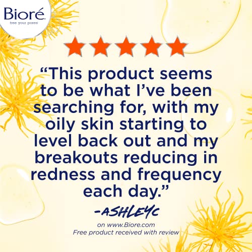 Bioré Witch Hazel Pore Clarifying Acne Face Wash, Exfoliating Facial Cleanser...