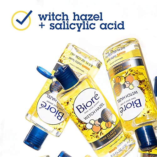 Bioré Witch Hazel Pore Clarifying Toner, with 2% Salicylic Acid for Acne Clea...