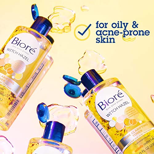 Bioré Witch Hazel Pore Clarifying Toner, with 2% Salicylic Acid for Acne Clea...