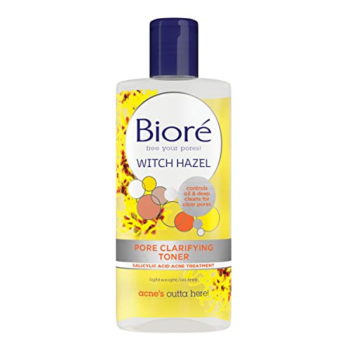Bioré Witch Hazel Pore Clarifying Toner, with 2% Salicylic Acid for Acne Clea...
