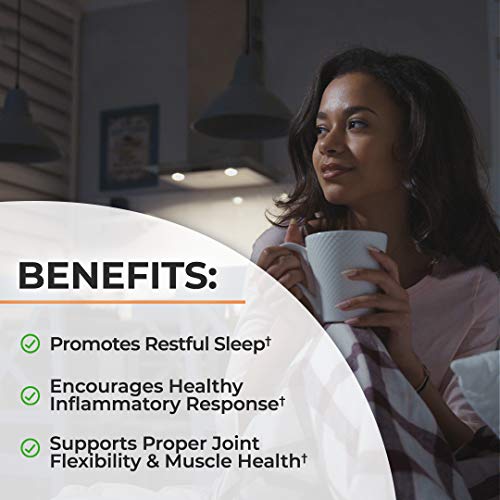 Turmeric Curcumin Sleep Aid with Melatonin - Natural Sleeping Pills with Vale...