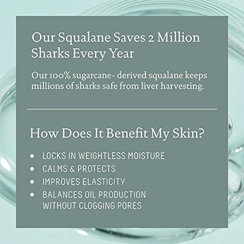 Biossance Squalane + Zinc Sheer Mineral Sunscreen. Nontoxic SPF 30 PA+++ Zinc...