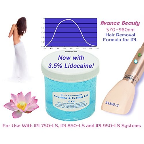 Hair Removal Formula Cooling and Coupling Gel for Laser IPL Machines, Systems...