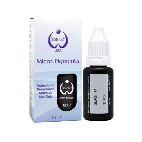 BIOTOUCH Micropigment BLACK Pigment Color Permanent Makeup Microblading Suppl...