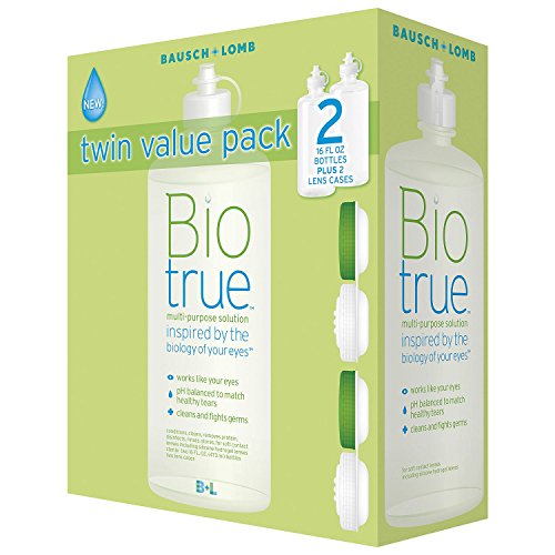 Biotrue Contact Lens Solution for Soft Contact Lenses, Multi-Purpose, 16 oz(2...