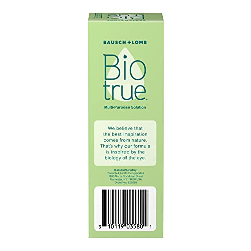 Contact Lens Solution by Biotrue, Multi-Purpose Solution for Soft Contact Len...